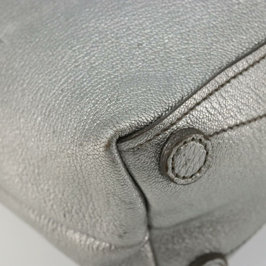 【日本直送】Miu Miu 銀色皮革單肩包 正品 BA13941A-13