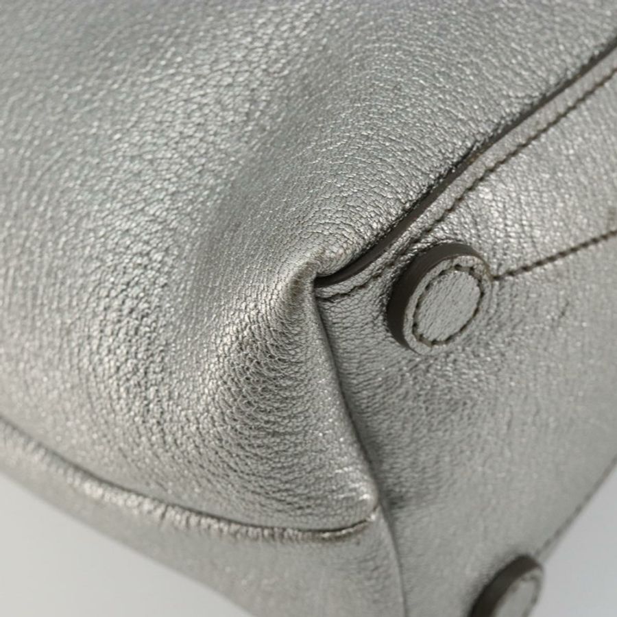 【日本直送】Miu Miu 銀色皮革單肩包 正品 BA13941A-15