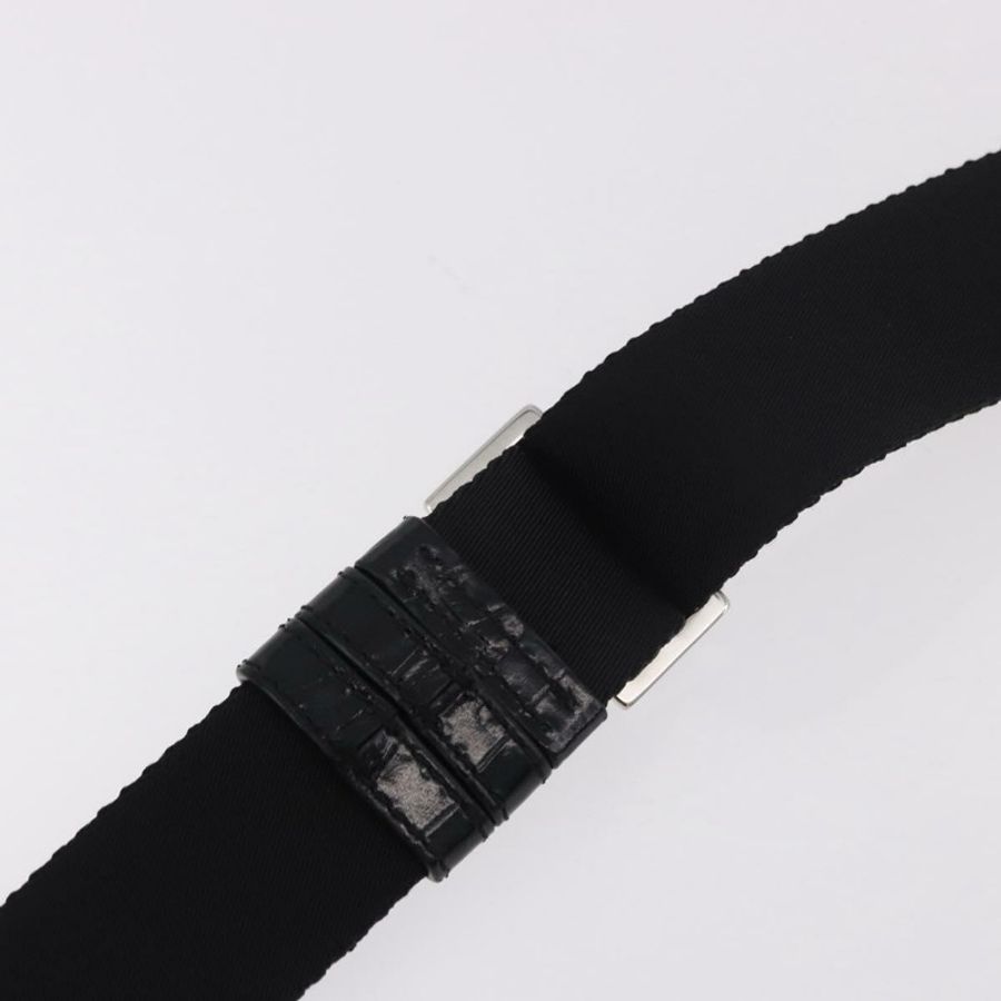 【日本直送】范思哲 (VERSACE) 黑色銀色皮革肩背包,正品 BA13966V-7