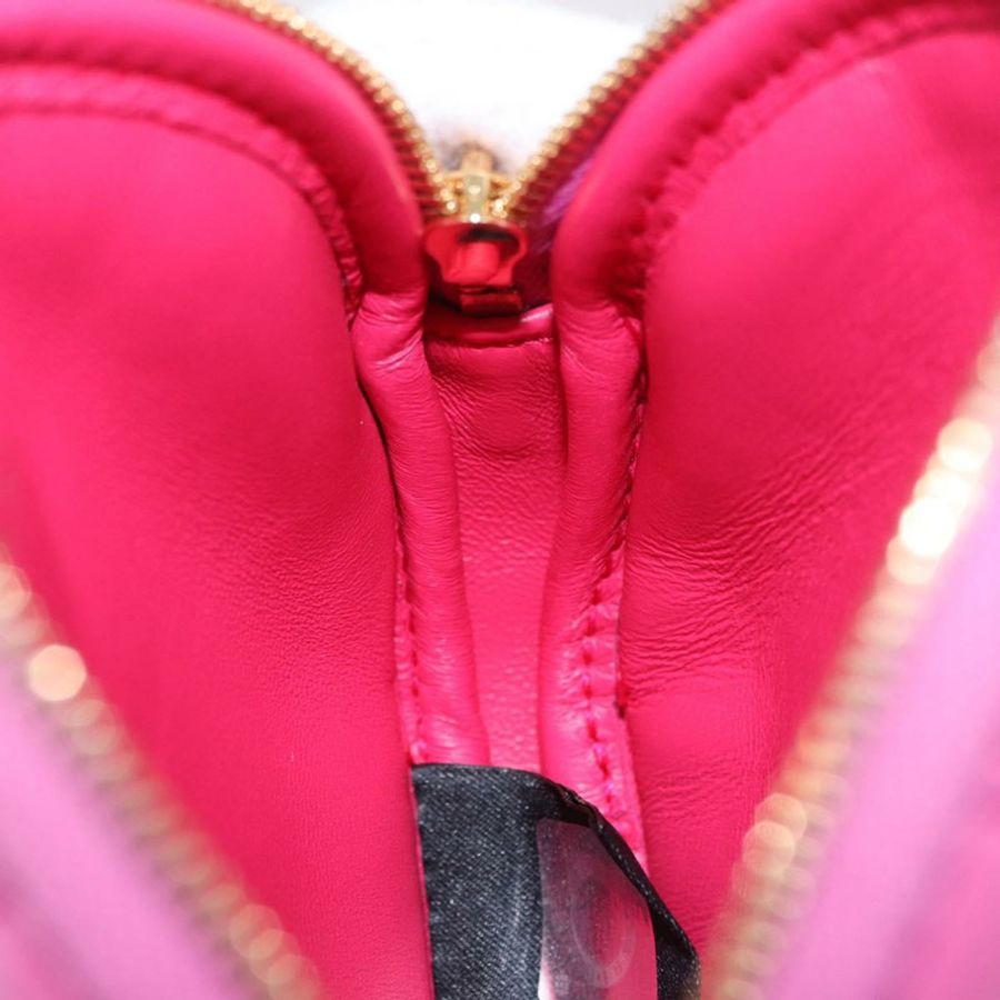 【日本直送】寶格麗 (BVLGARI) 粉紅色金色皮革肩背包,正品編號 ka5109M-18