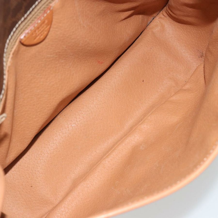 【日本直送】CELINE Macadam 肩背包 PVC 皮革 棕色 金色 正品 ka5180A-9