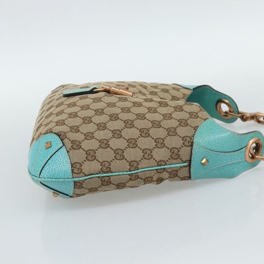 【日本直送】GUCCI GG帆布新款Jackie肩背包 棕色/金色 120888 正品 mr2796V-3