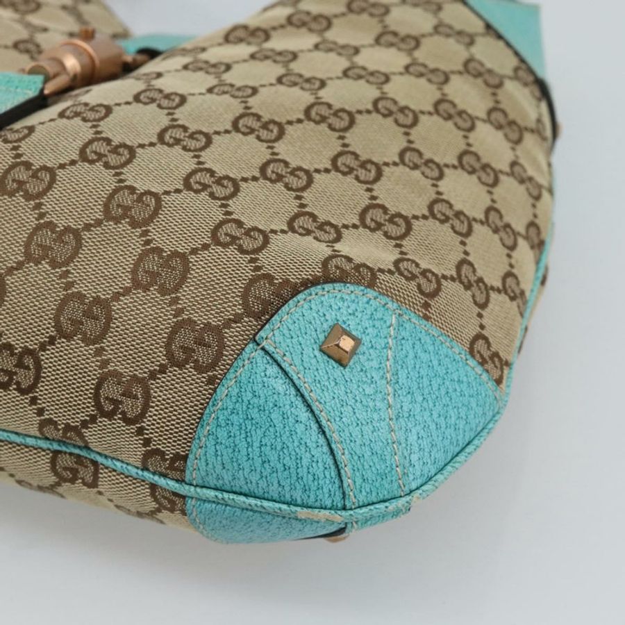 【日本直送】GUCCI GG帆布新款Jackie肩背包 棕色/金色 120888 正品 mr2796V-8