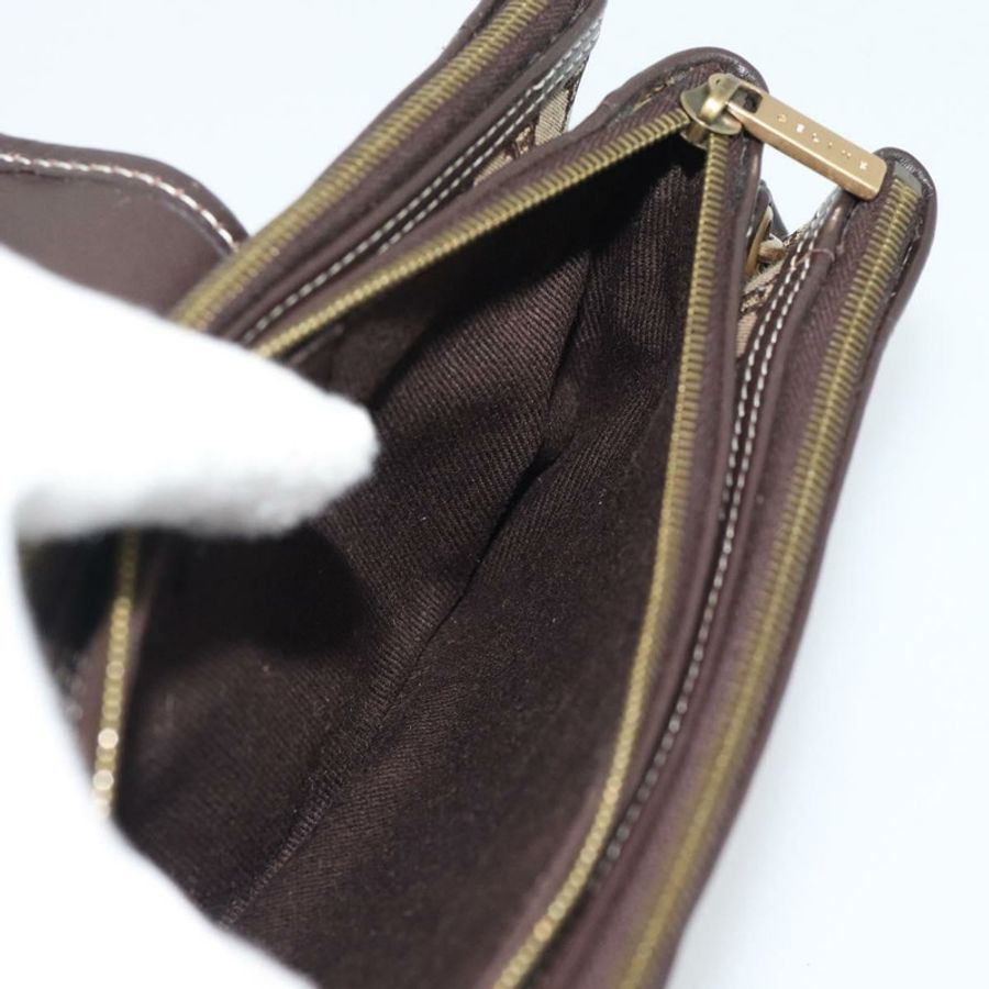 【日本直送】CELINE Macadam帆布手提包 棕色金色 Auth mr2790V-17