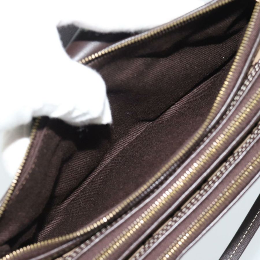 【日本直送】CELINE Macadam帆布手提包 棕色金色 Auth mr2790V-20