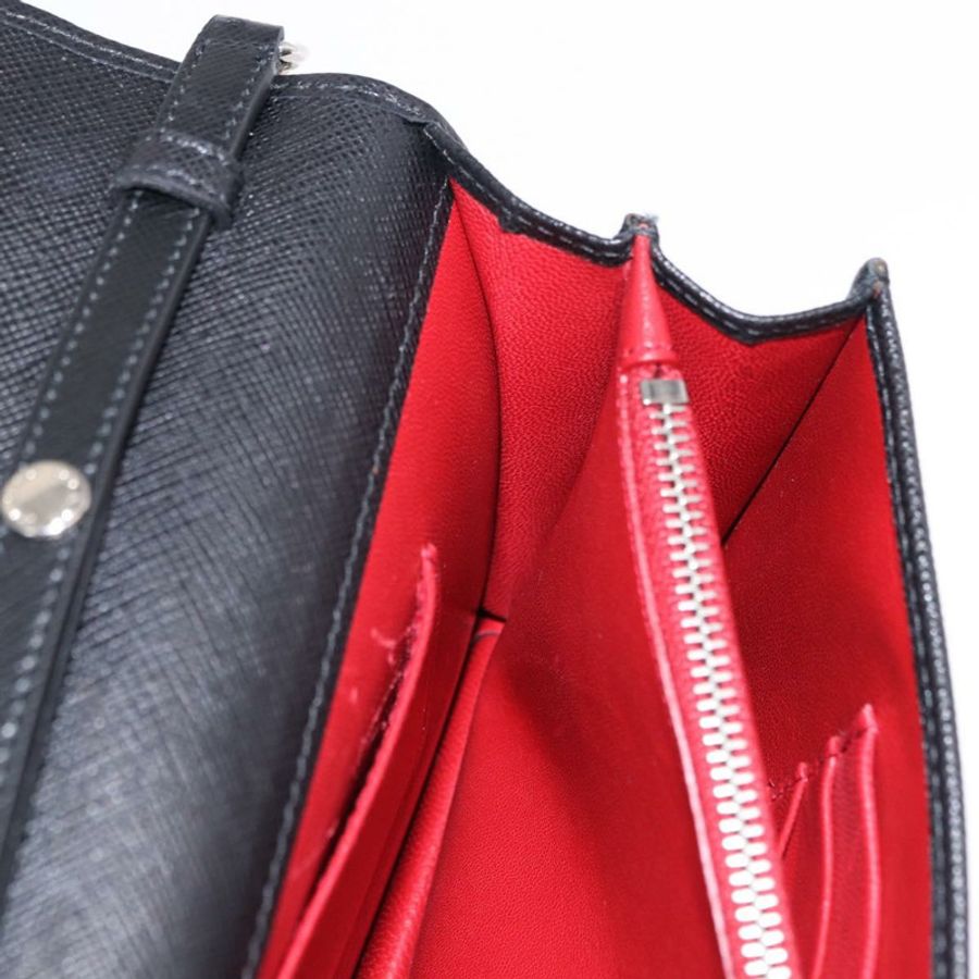 【日本直送】PRADA Robot 鏈條單肩包 Saffiano 黑色銀色 正品 SW2638SM-22