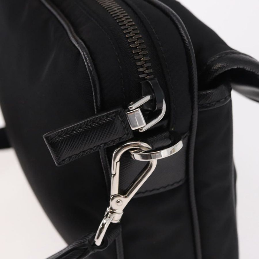 【日本直送】PRADA 肩背包 尼龍 黑色 銀色 正品 SW2639M-9