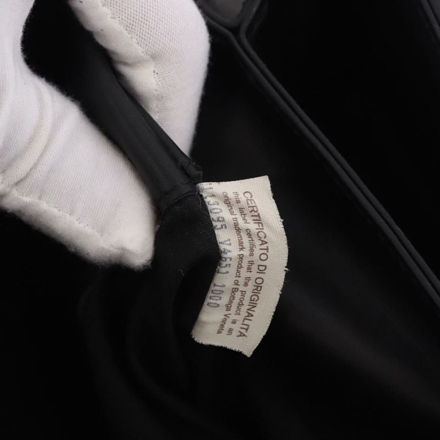 【日本直送】BOTTEGA VENETA INTRECCIATO 公事包皮革黑色 113095 正品 SW2642V-10