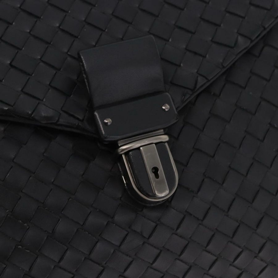 【日本直送】BOTTEGA VENETA INTRECCIATO 公事包皮革黑色 113095 正品 SW2642V-17