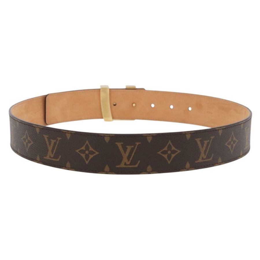 【日本直送】路易威登 Monogram Ceinture LV Initials Belt LV Auth SW2646M-1