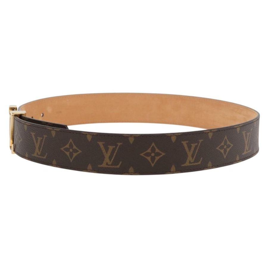 【日本直送】路易威登 Monogram Ceinture LV Initials Belt LV Auth SW2646M-2