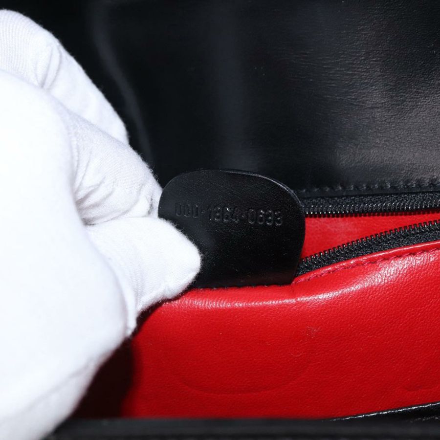 【日本直送】GUCCI 竹節手提包 皮革 兩用 黑色 金色 000 1364 0633 Auth bs36097V-11