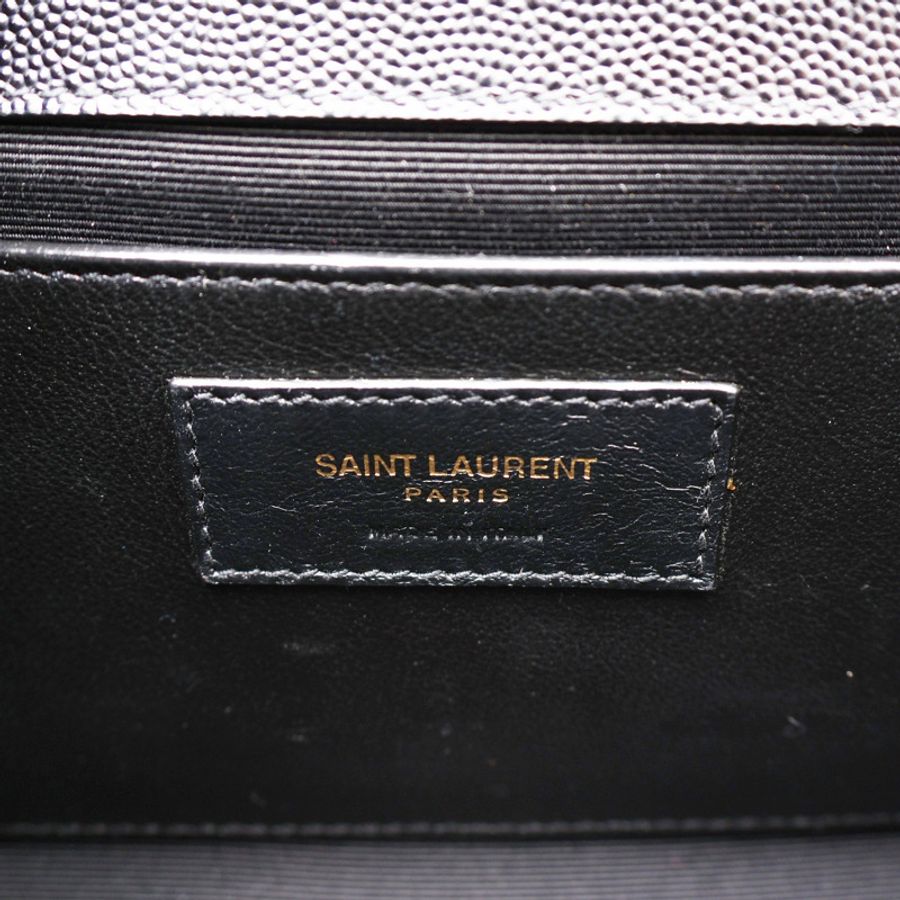 SAINT LAURENT YSL 聖羅蘭 KATE 流蘇肩背包 黑色 牛皮 474366-3