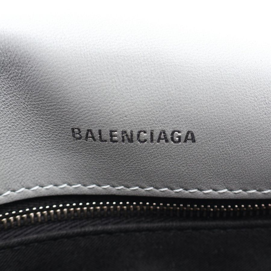 BALENCIAGA 巴黎世家 Crush 肩背包 銀色 牛皮 781920 781920-3