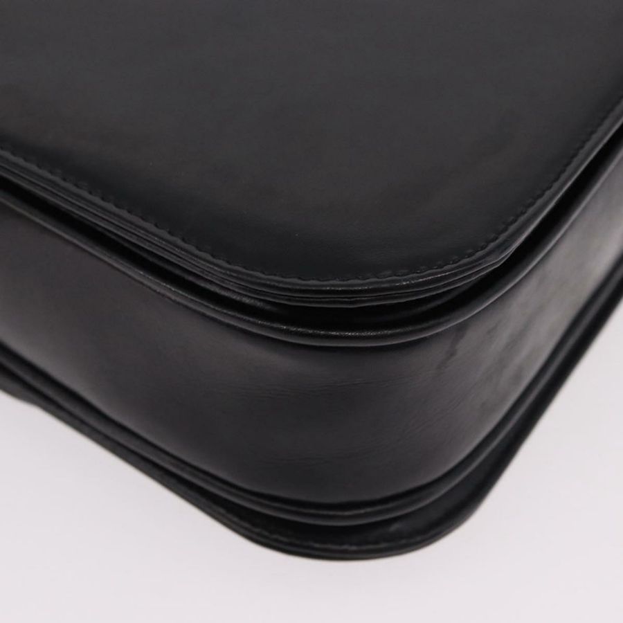 【日本直送】CELINE 黑色金色皮革肩背包 正品 bs36178A-14