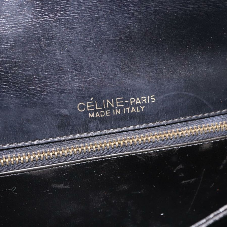 【日本直送】CELINE 黑色金色皮革肩背包 正品 bs36178A-17