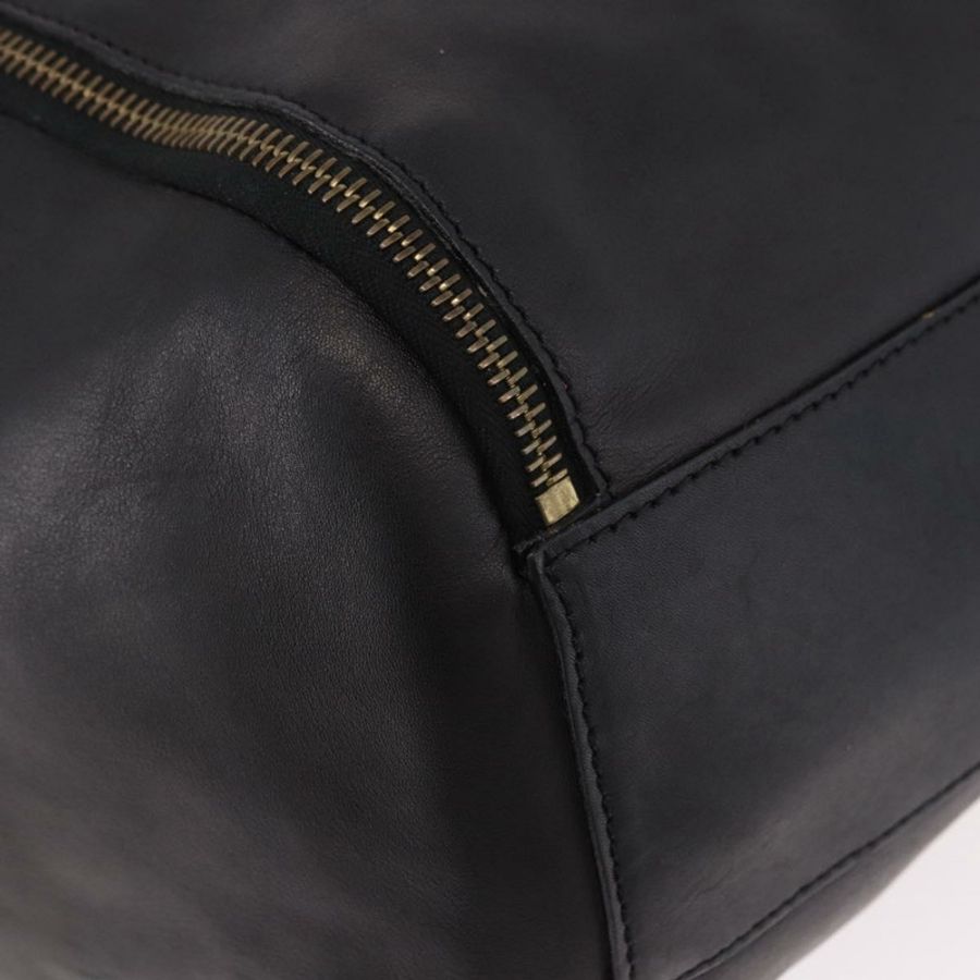 【日本直送】CELINE 手提包 皮革 黑色 金色 正品 bs36094V-7