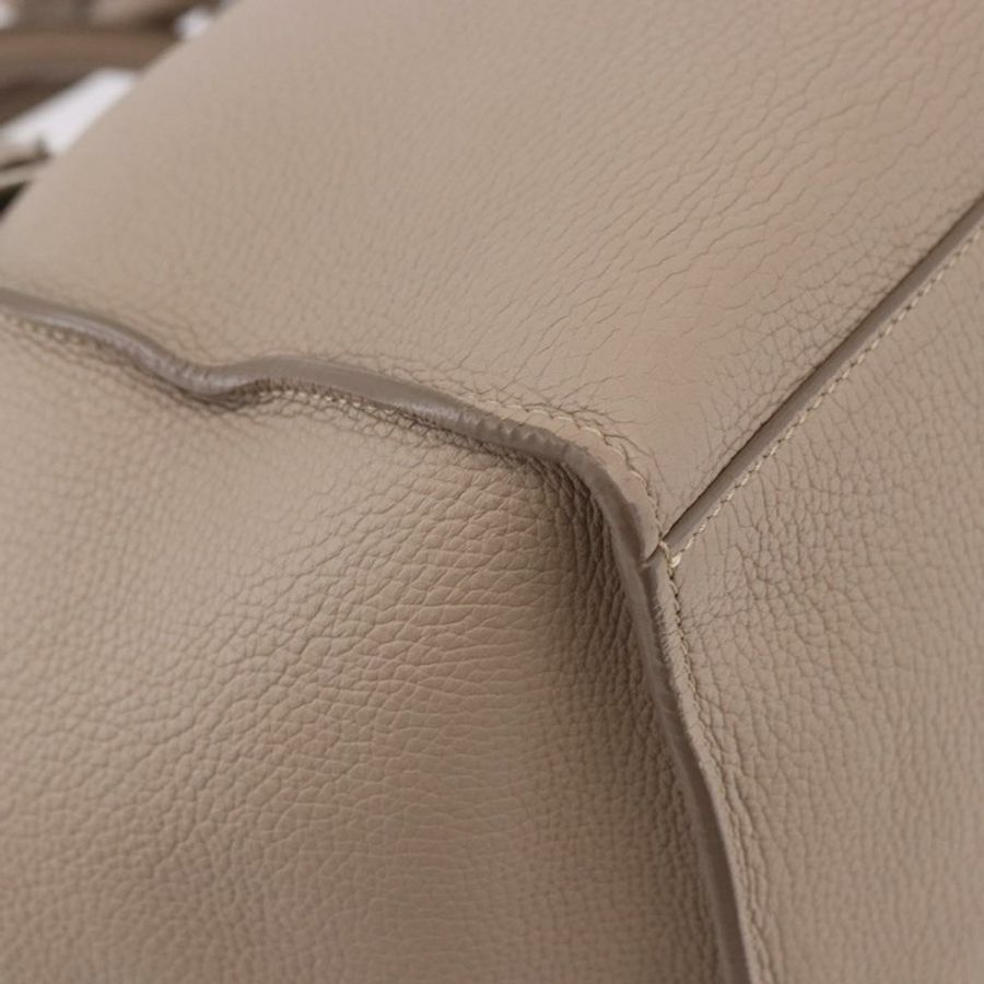 【日本直送】CELINE 大號手提包 小號手提包 皮革 灰色 銀色 正品 bs36059M-8