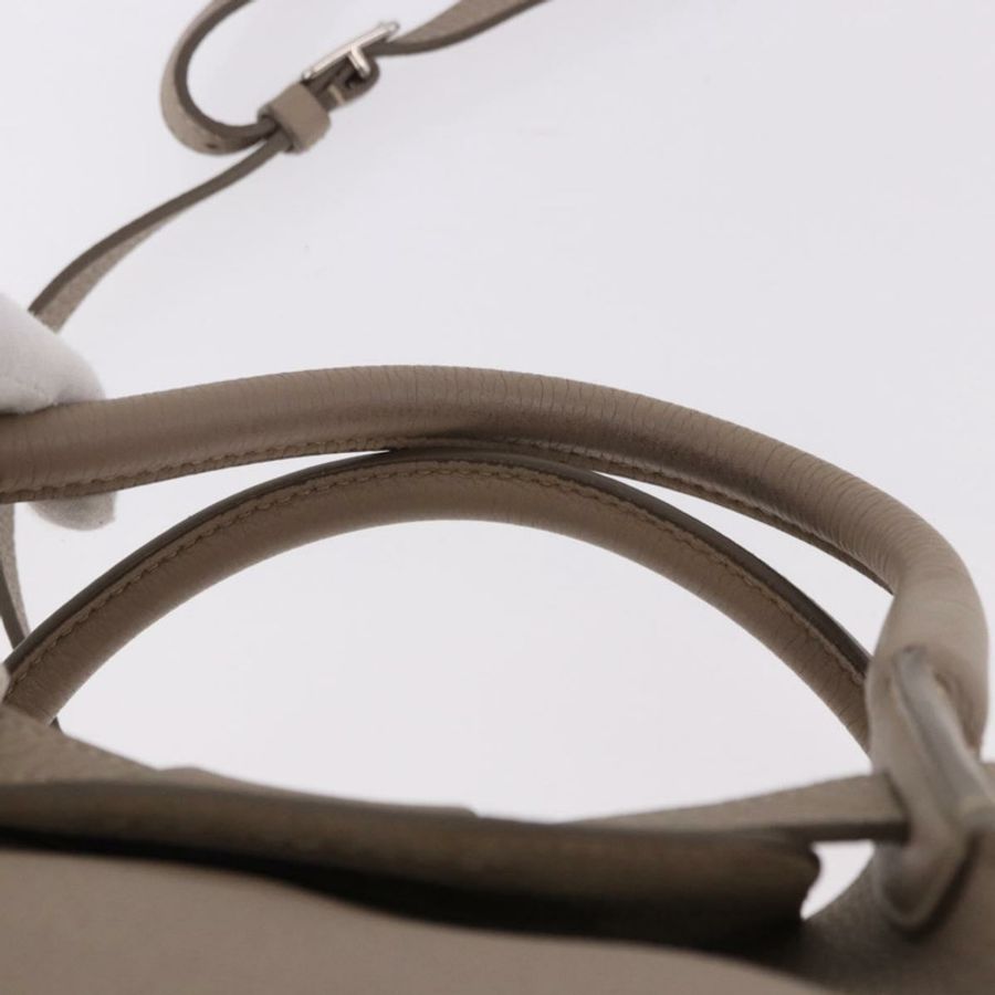 【日本直送】CELINE 大號手提包 小號手提包 皮革 灰色 銀色 正品 bs36059M-13