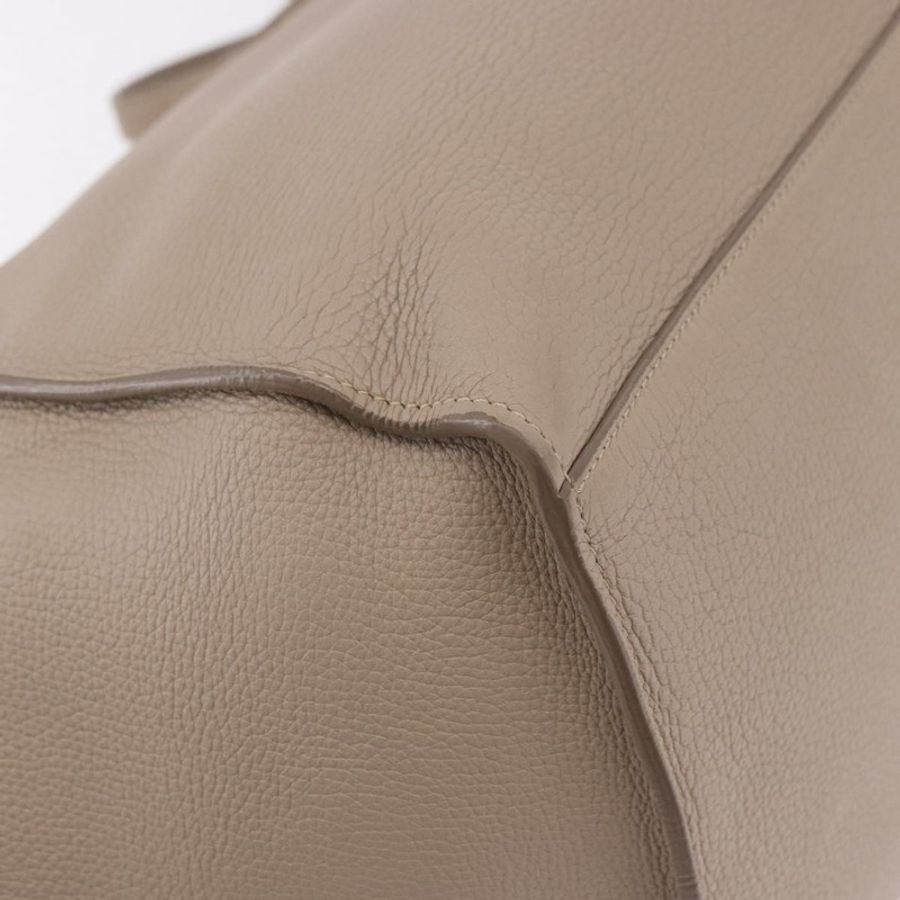 【日本直送】CELINE 大號手提包 小號手提包 皮革 灰色 銀色 正品 bs36059M-16