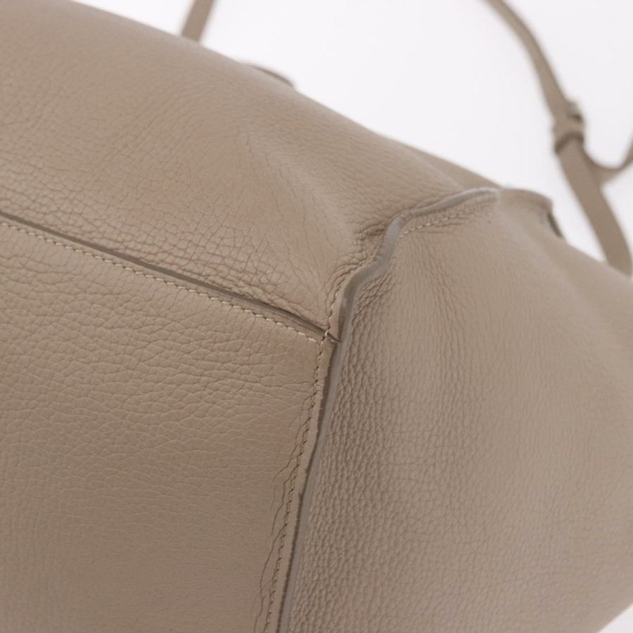 【日本直送】CELINE 大號手提包 小號手提包 皮革 灰色 銀色 正品 bs36059M-17
