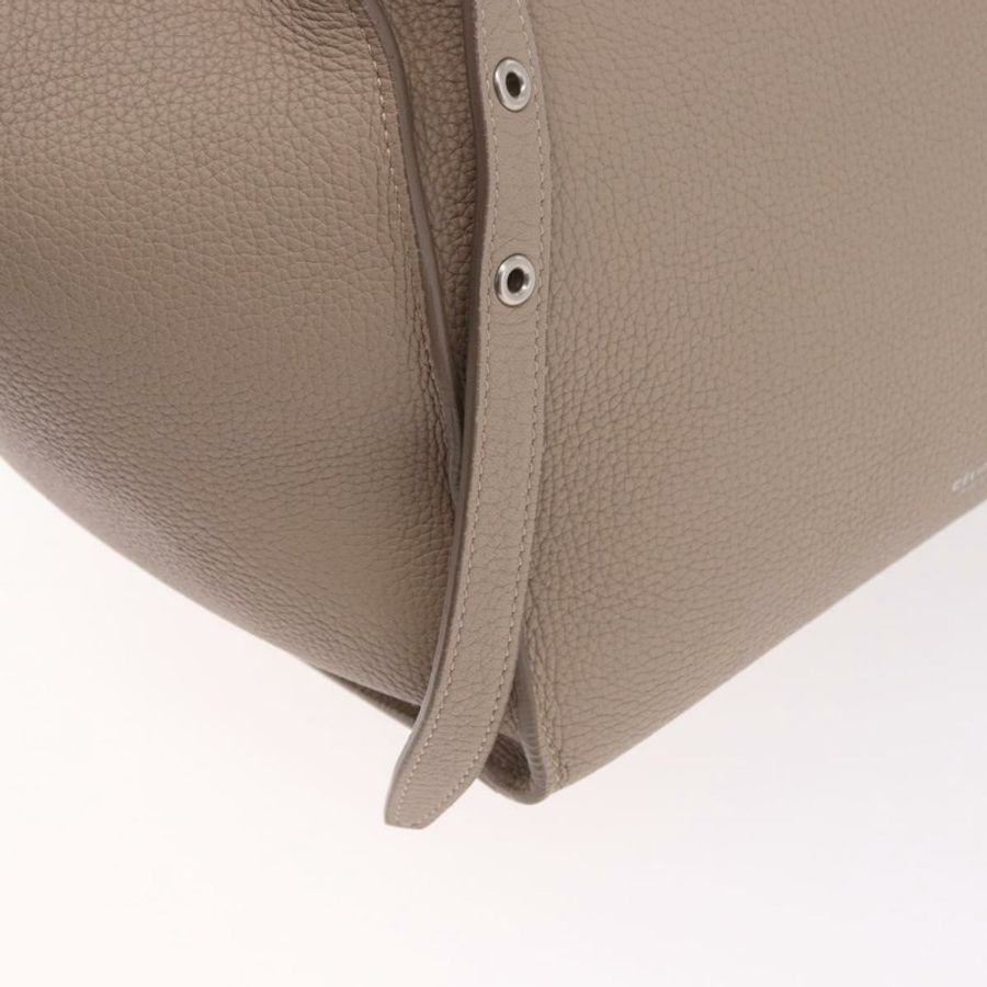 【日本直送】CELINE 大號手提包 小號手提包 皮革 灰色 銀色 正品 bs36059M-18