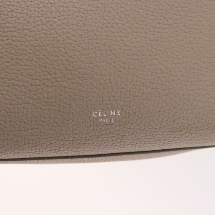 【日本直送】CELINE 大號手提包 小號手提包 皮革 灰色 銀色 正品 bs36059M-19
