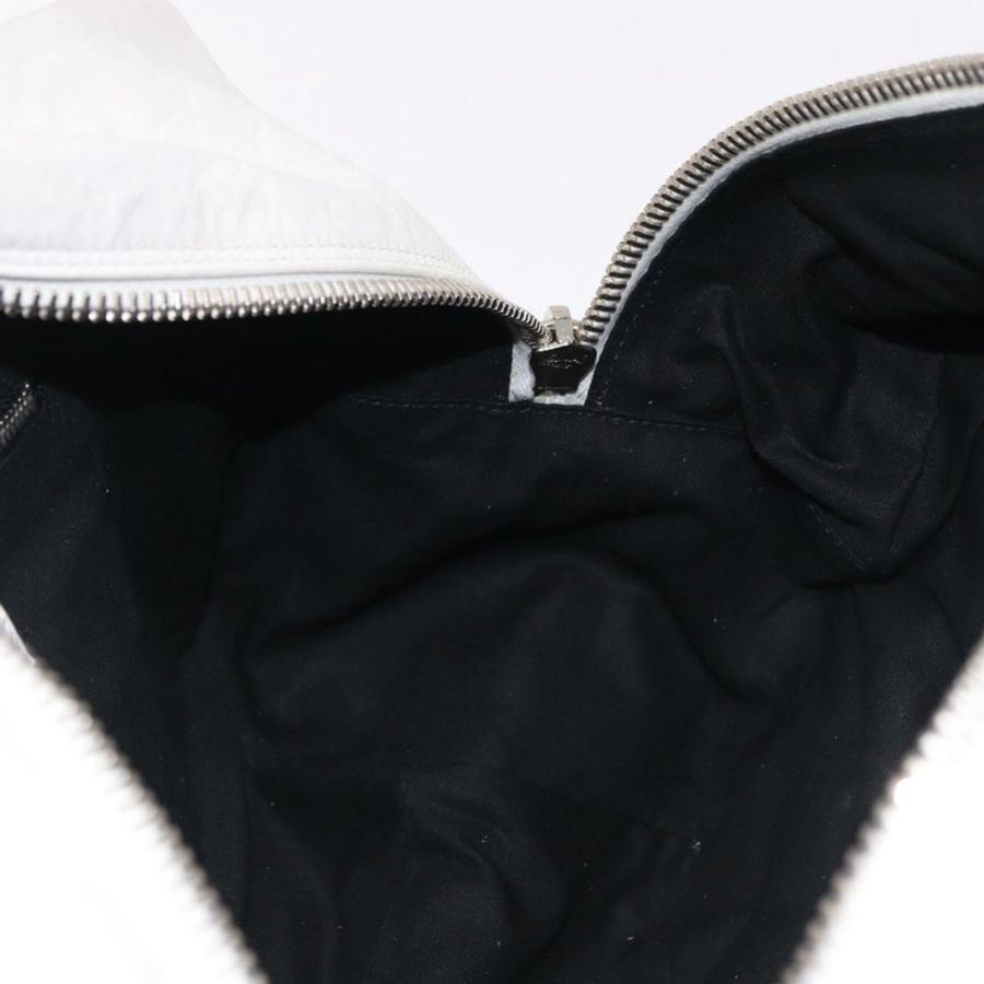 【日本直送】BALENCIAGA Matelasse 手提包,白色銀色皮革,貨號 168031,正品編號 yk20631V-19