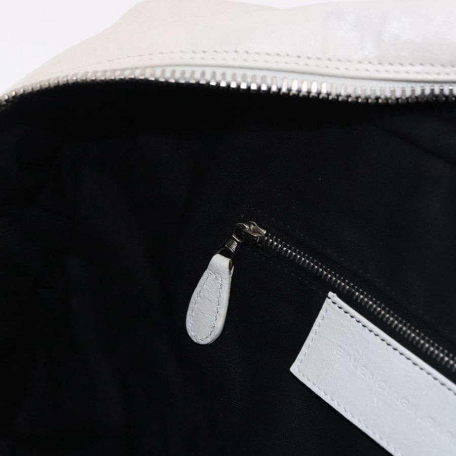 【日本直送】BALENCIAGA Matelasse 手提包,白色銀色皮革,貨號 168031,正品編號 yk20631V-21
