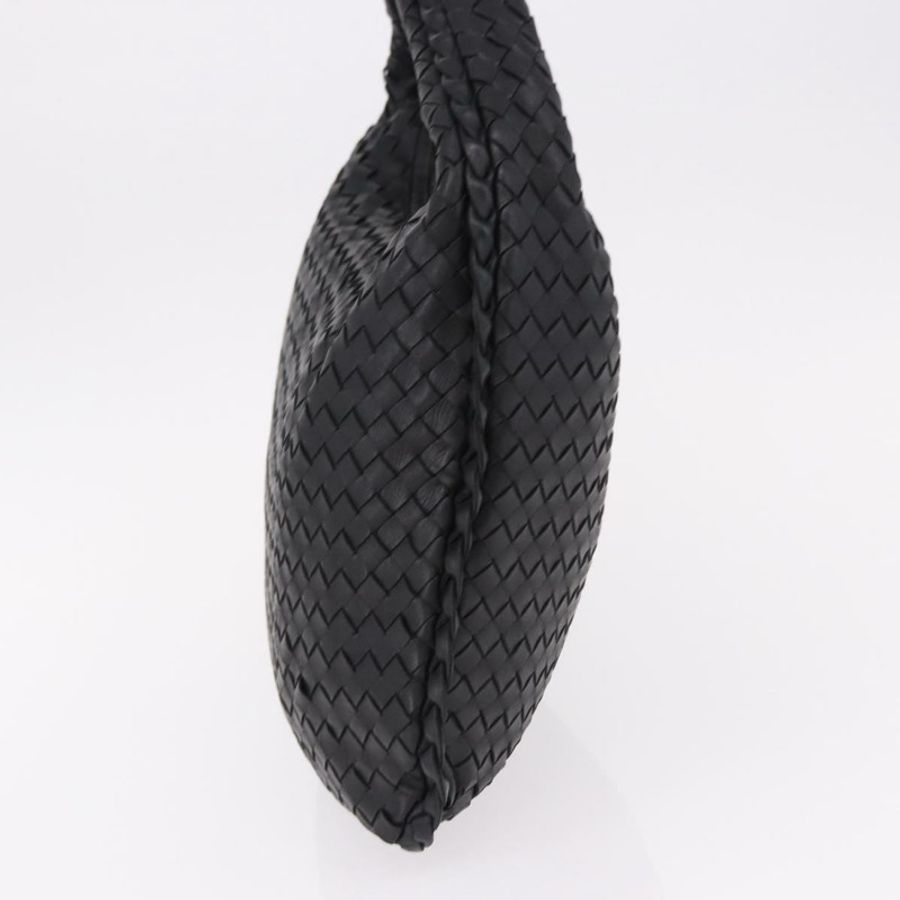 【日本直送】BOTTEGA VENETA INTRECCIATO 皮革包 黑色 金色 115653 正品 yk20620SAV-3