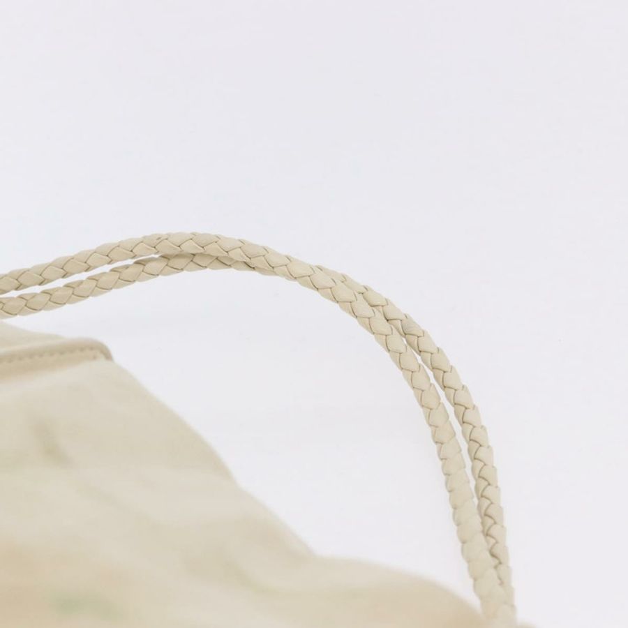 【日本直送】BOTTEGA VENETA 象牙色金色麂皮單肩包 正品 ka5223A-7