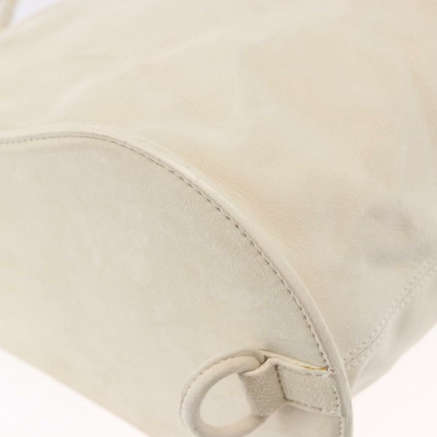 【日本直送】BOTTEGA VENETA 象牙色金色麂皮單肩包 正品 ka5223A-14