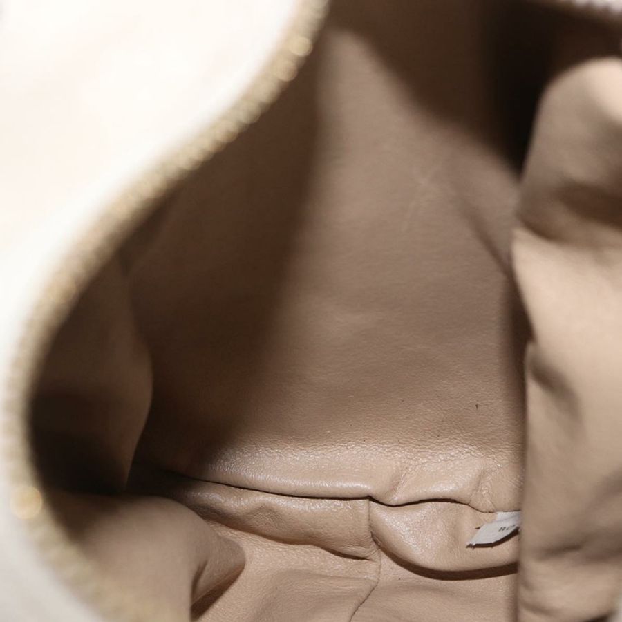 【日本直送】BOTTEGA VENETA 象牙色金色麂皮單肩包 正品 ka5223A-18