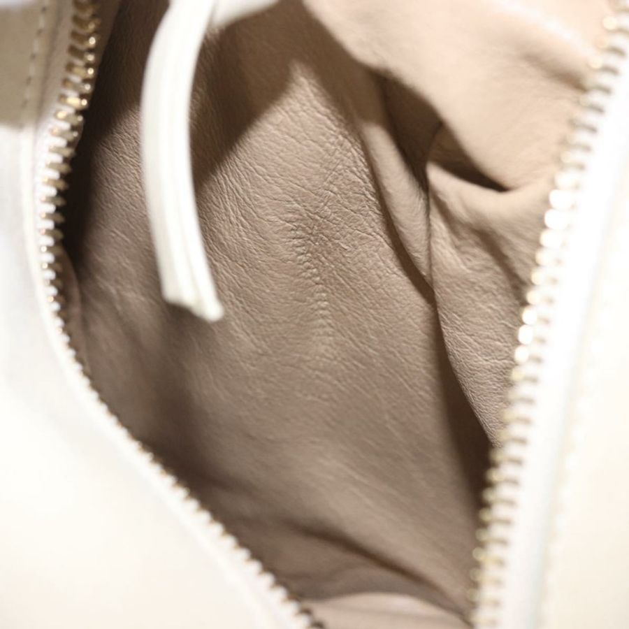 【日本直送】BOTTEGA VENETA 象牙色金色麂皮單肩包 正品 ka5223A-21