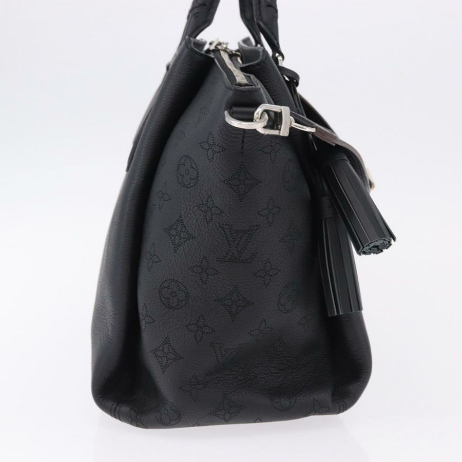【日本直送】路易威登 Mahina Omea 手提包,黑色皮革,M55029,LV 正品,ka5288V-3