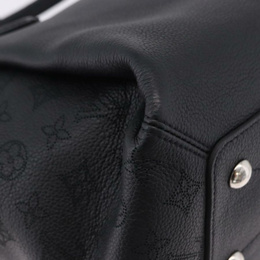 【日本直送】路易威登 Mahina Omea 手提包,黑色皮革,M55029,LV 正品,ka5288V-8