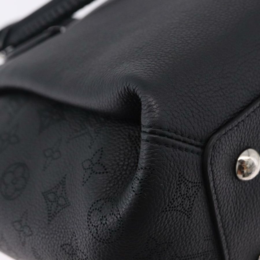 【日本直送】路易威登 Mahina Omea 手提包,黑色皮革,M55029,LV 正品,ka5288V-16