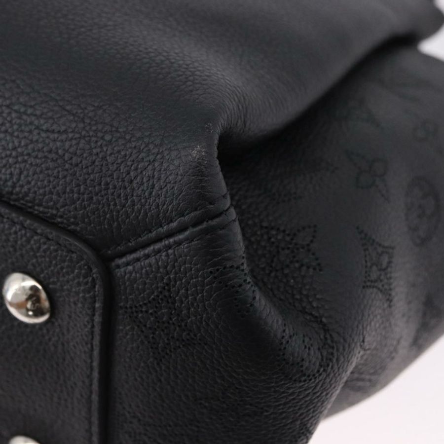 【日本直送】路易威登 Mahina Omea 手提包,黑色皮革,M55029,LV 正品,ka5288V-17