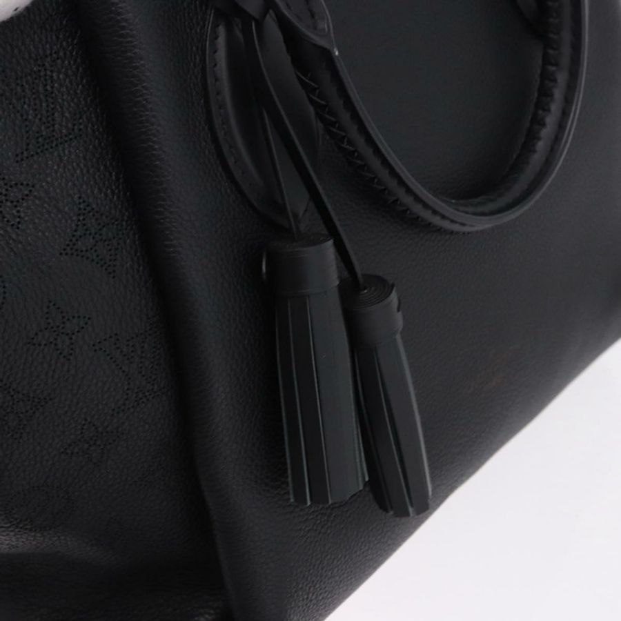 【日本直送】路易威登 Mahina Omea 手提包,黑色皮革,M55029,LV 正品,ka5288V-18