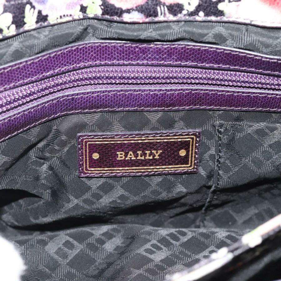 【日本直送】BALLY 手提包 皮革 紫色 金飾 正品 BA14389A-19