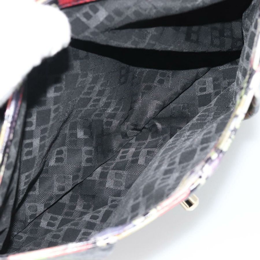 【日本直送】BALLY 手提包 皮革 紫色 金飾 正品 BA14389A-25