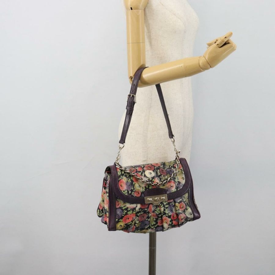 【日本直送】BALLY 手提包 皮革 紫色 金飾 正品 BA14389A-26