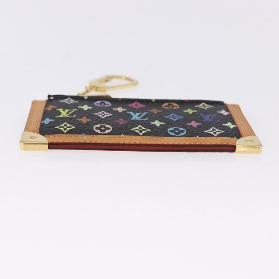 【日本直送】路易威登 Monogram Multicolor Pochette Cles 手拿包 黑色 M13664 正品 BA14342V-6