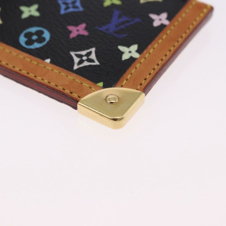 【日本直送】路易威登 Monogram Multicolor Pochette Cles 手拿包 黑色 M13664 正品 BA14342V-13