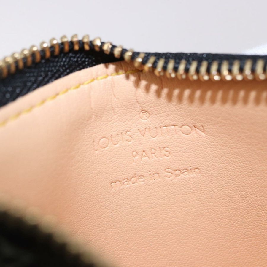 【日本直送】路易威登 Monogram Multicolor Pochette Cles 手拿包 黑色 M13664 正品 BA14342V-17