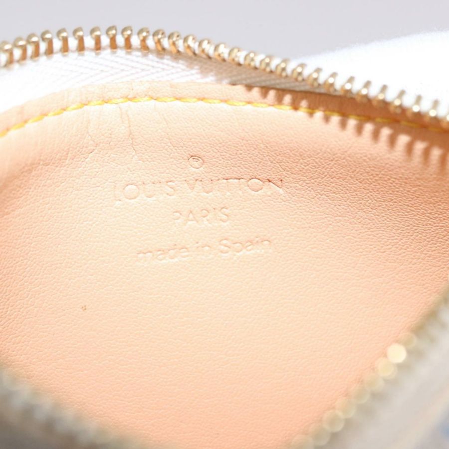 【日本直送】路易威登 Monogram Multicolor Pochette Cles 手拿包 白色 M92655 正品 BA14331V-16