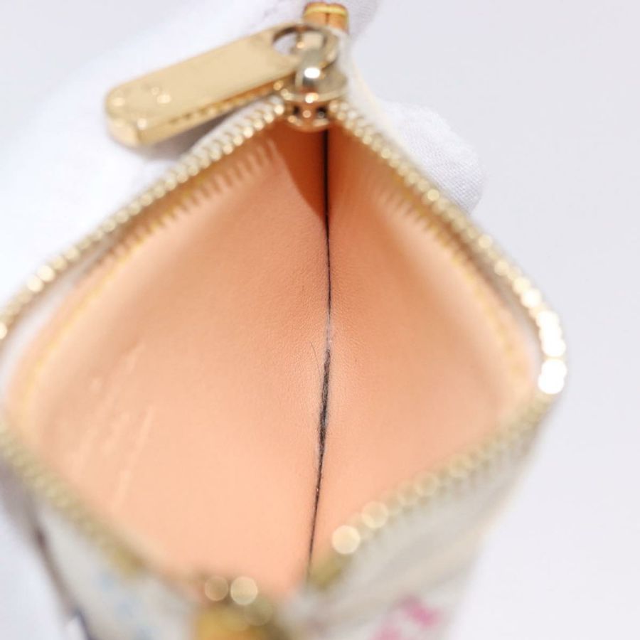 【日本直送】路易威登 Monogram Multicolor Pochette Cles 手拿包 白色 M92655 正品 BA14331V-17