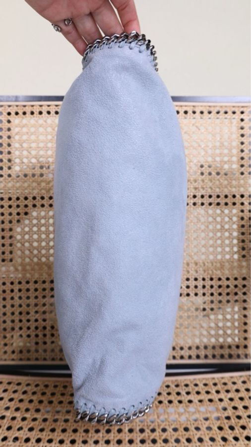Stella Mccartney蓝色麂皮单肩包-5