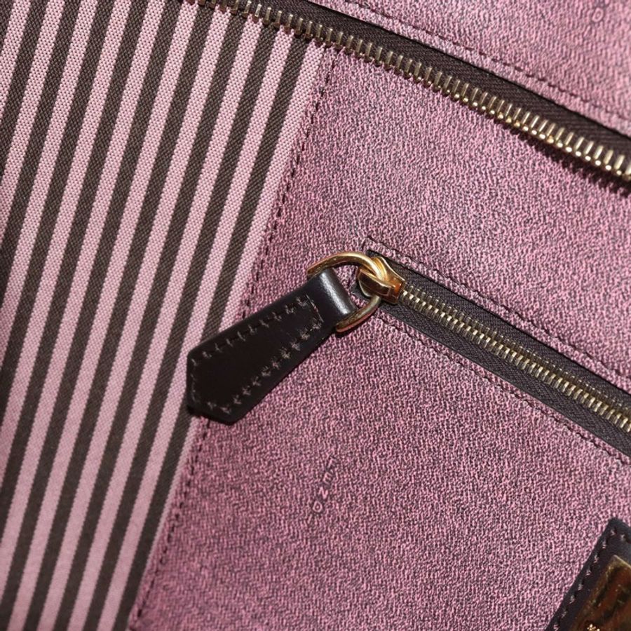 【日本直送】FENDI Zucca帆布手提包 PVC棕黑色 正品 hk3983A-18