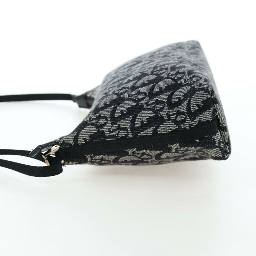 【日本直送】Christian Dior Trotter帆布配件包 黑色銀色 正品 ki6702V-3